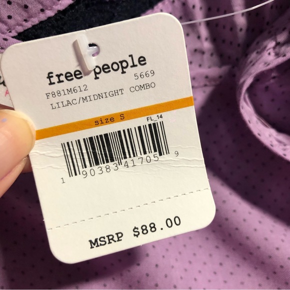 Free People Voile and Lace Trapeze Slip Dress in lilac midnight combo - Picture 7 of 10